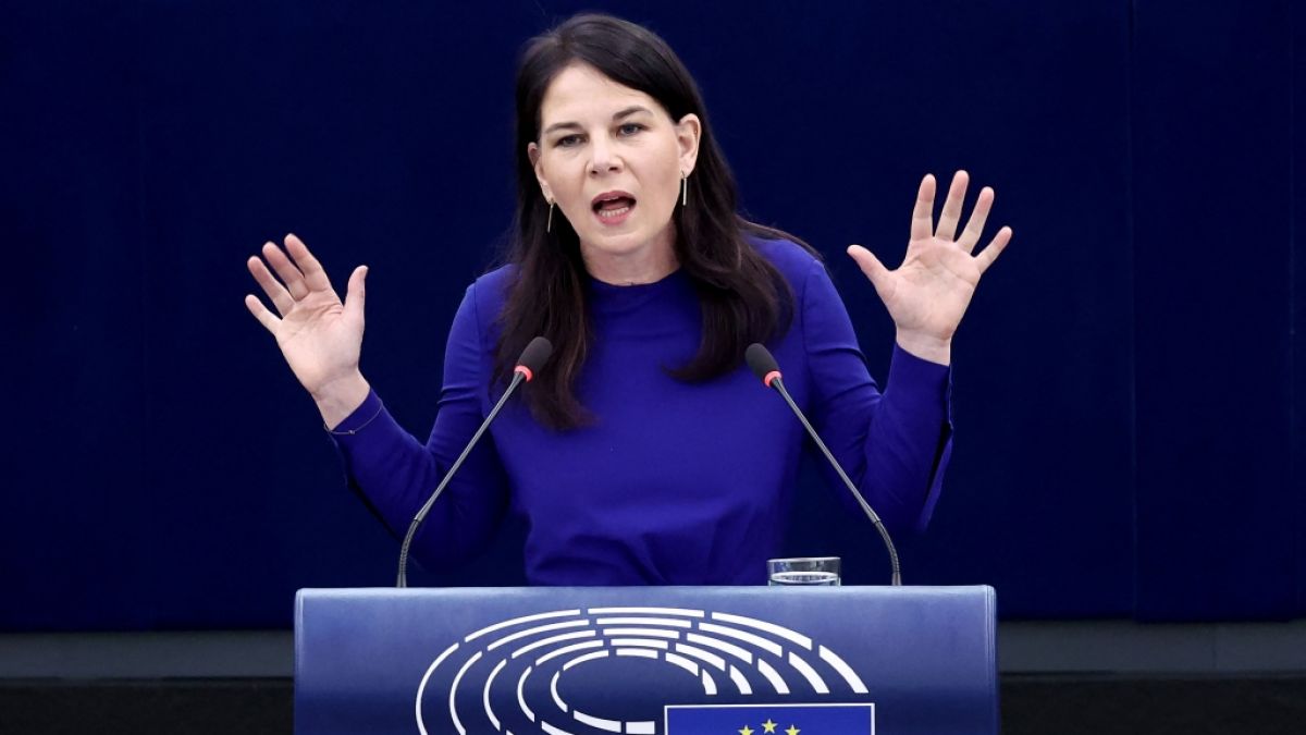 Annalena Baerbock wird nach ihrer Rede kritisiert. (Foto)