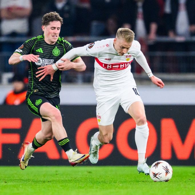 Der VfB Stuttgart hat sich gegen Celtic Glasgow ins Europa-League-Achtelfinale gekämpft.