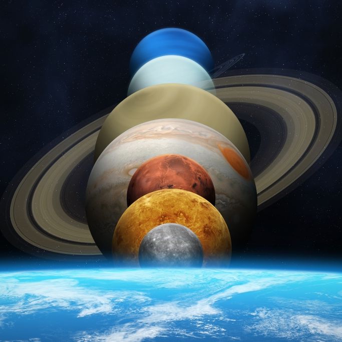 Seltenes Phänomen am Himmel - sechs Planeten in einer Reihe