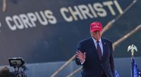 Donald Trump in Corpus Christi in Texas.
