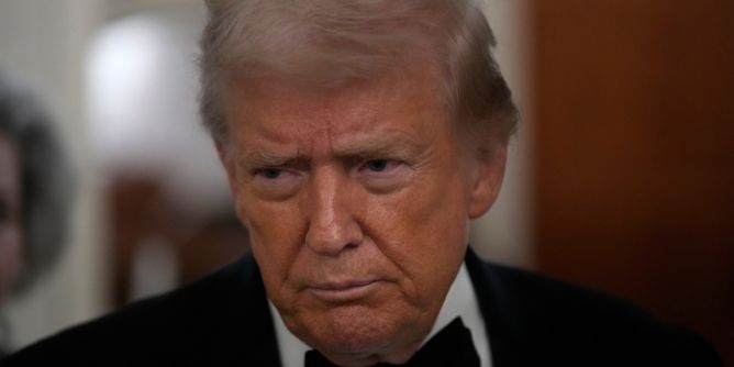 Donald Trump in Nöten