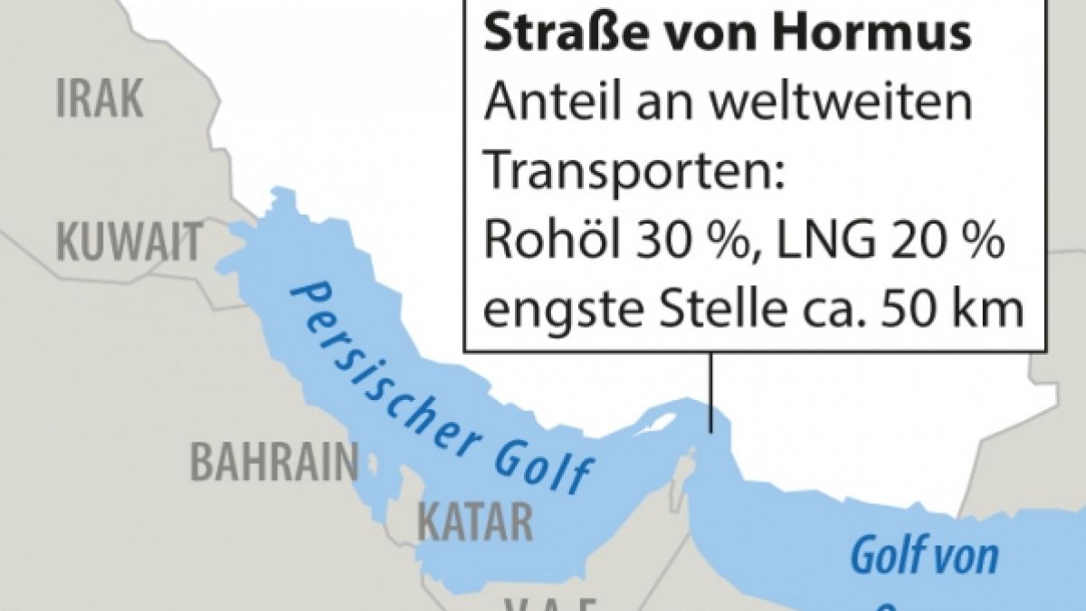 Die Stra&szlig;e von Hormus ist ein wichtiges Nadel&ouml;hr f&uuml;r den internationalen Handel mit &Ouml;l und Fl&uuml;ssiggas. (Foto)