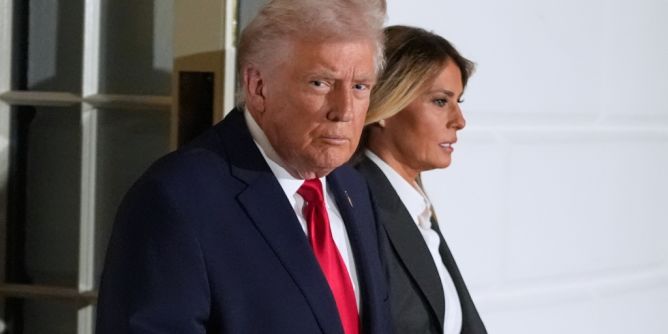 Donald Trump in Plauderlaune