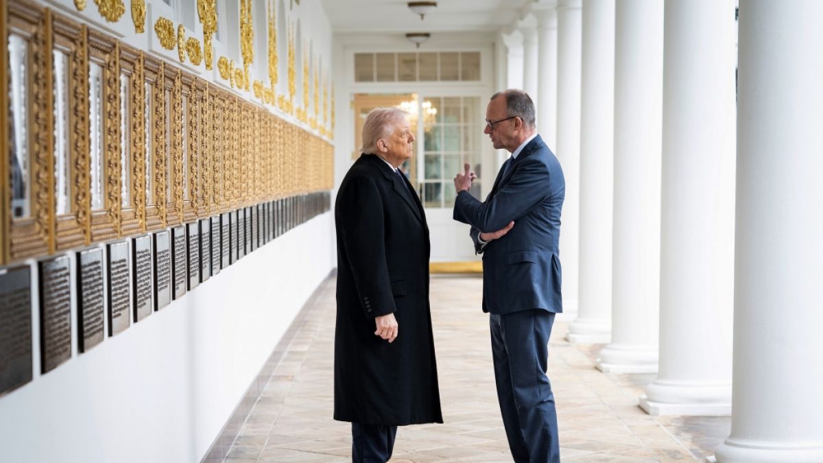 Mitten im Iran- und Ukraine-Konflikt besuchte Friedrich Merz US-Pr&auml;sident Donald Trump &ndash; ein heikler Balanceakt f&uuml;r den deutschen Kanzler. (Foto)