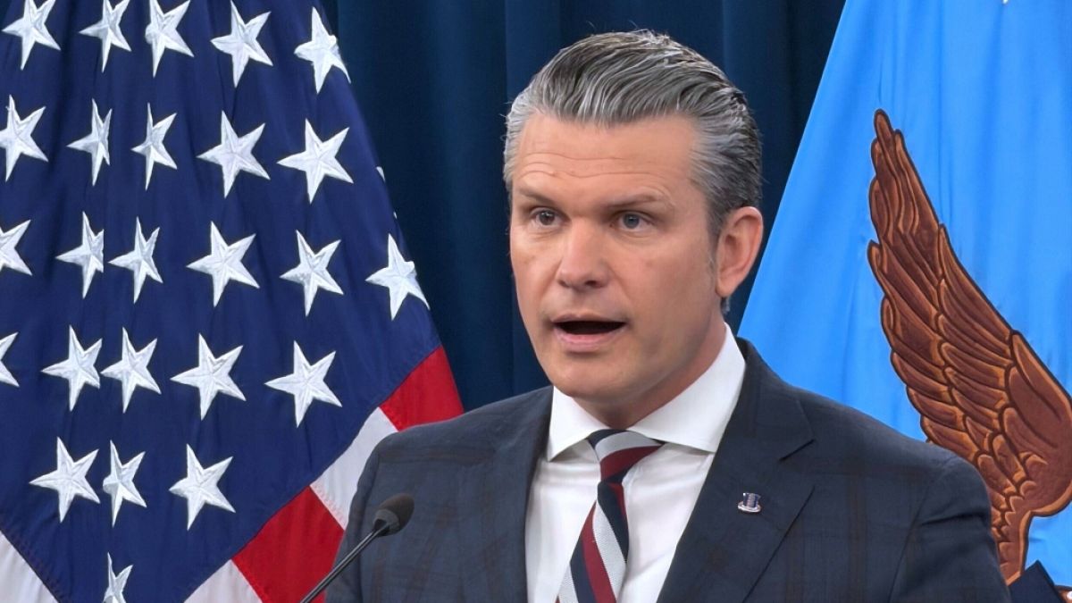 US-Verteidigungsminister Pete Hegseth hat Donald Trumps Vorgehen gegen den Iran gerechtfertigt. (Foto)