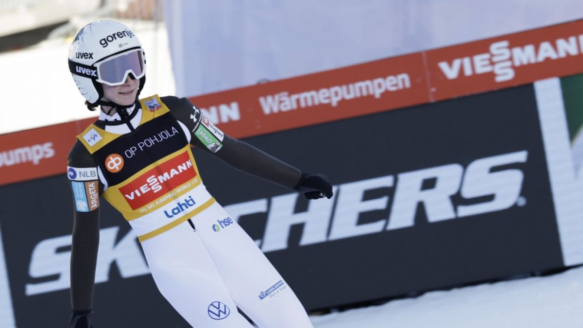 Nika Prevc feierte im finnischen Lahti ihren 16. Saisonsieg. (Foto)