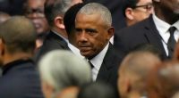 Der ehemalige Präsident Barack Obama kommt zur öffentlichen Trauerfeier für Reverend Jesse Jackson im Haus der Hoffnung. Der Bürgerrechtler war am 17.Februar 2026 im Alter von 84 Jahren gestorben.