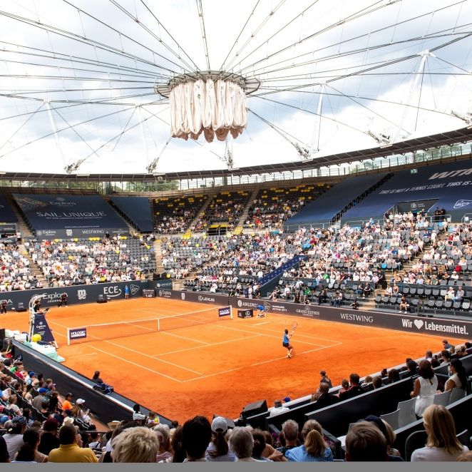 Tennis in Aktion in Hamburg, am 20.07.2025. (Symbolbild)