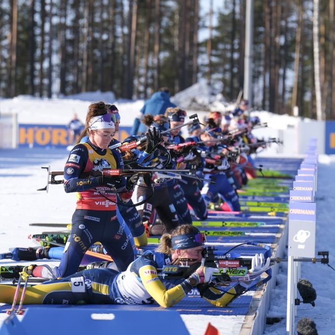 So sind Fans bei den Wettkämpfen in Otepää dabei