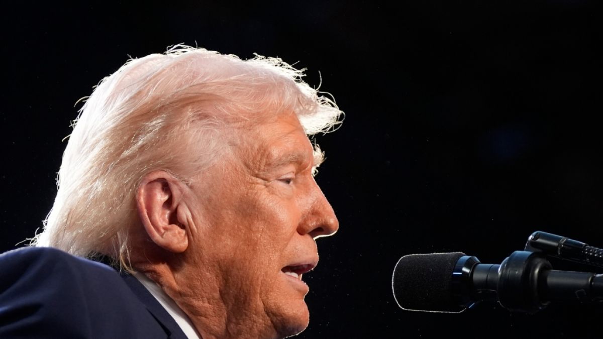 Donald Trump emp&ouml;rt bei Pressekonferenz mit Iran-Aussage. (Foto)