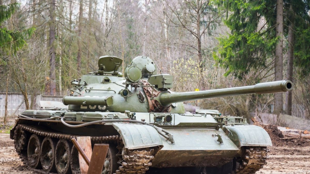 Ein russischer T55 Panzer aus der Sowjet-Zeit. (Foto)