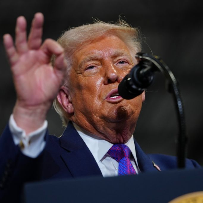 Rätselhafter Fleck im Gesicht - Weißes Haus schweigt zu Trump-Verletzung