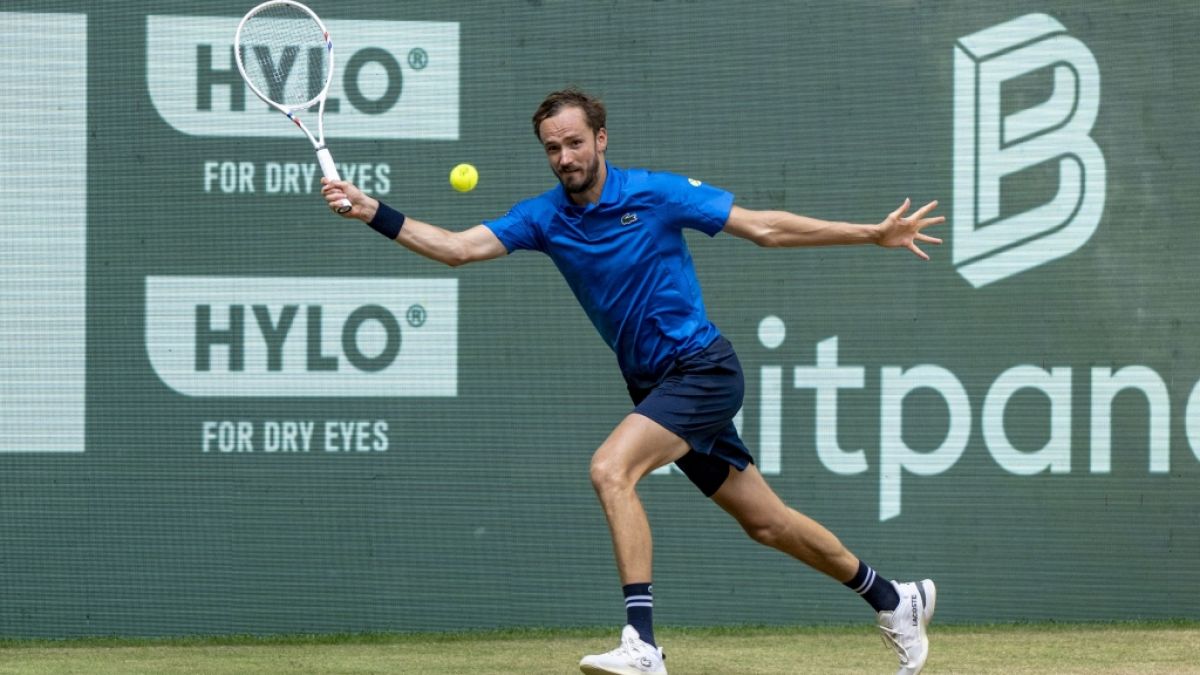 Daniil Medvedev in Aktion, am 22.06.2025. (Symbolbild) (Foto)