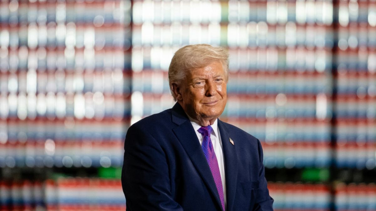 Donald Trump verliert sich bei einem Auftritt in Kentucky in einer Schwafel-Rede. (Foto)