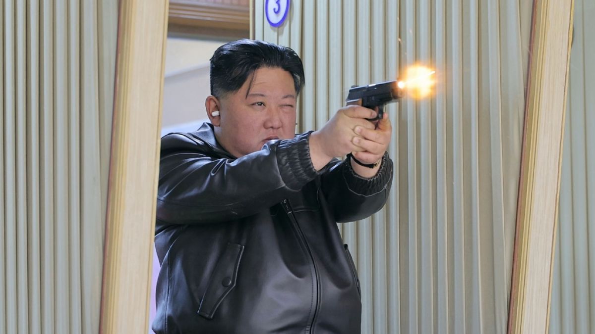 Der Nordkorea-Diktator testete eine Waffe. (Foto)