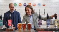 Prinzessin Kate und Prinz William haben die die Southwark Brewing Company auf der Bermondsey Beer Mile in London besucht.