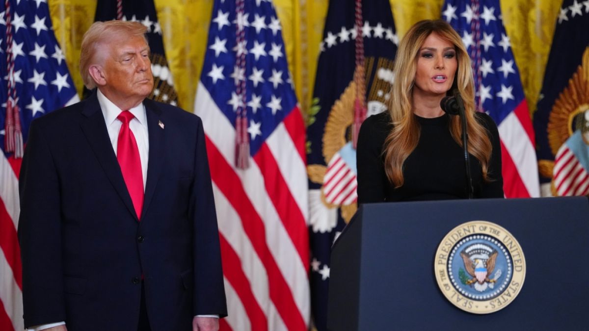 Melania Trump nennt sich selbst "Vision&auml;rin" und spricht w&auml;hrend ihrer Rede von Einsamkeit an der Spitze. (Foto)