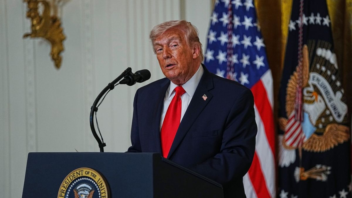 Donald Trump sorgte mit einer Rede zum Women's History Month f&uuml;r Aufruhr. (Foto)