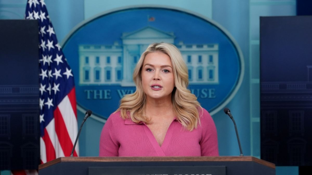 Donald Trump:&nbsp;Pressesprecherin erntet Spott f&uuml;r Verteidigung des Iran-Kurses (Foto)