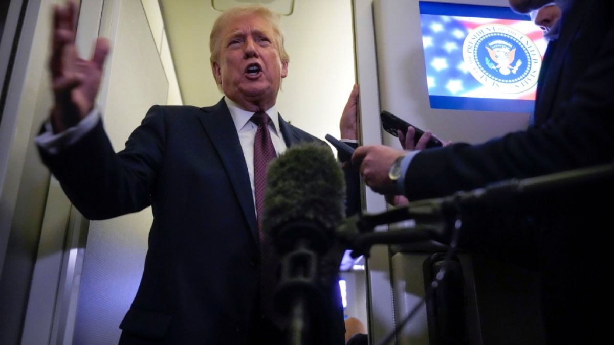 Donald Trump sucht h&auml;nderingend nach Verb&uuml;ndeten, um die Blockade der Stra&szlig;e von Hormus zu beenden - und schreckt dabei auch vor unverhohlenen Drohungen gegen die Nato nicht zur&uuml;ck. (Foto)