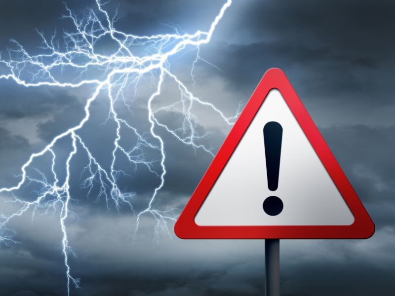 Unwetter-Alarm in Deutschland: Gewitter, Hagel und Schnee zum Wochenstart