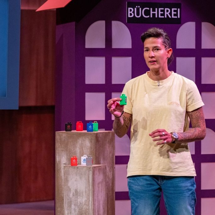 Nicole Oudes stellte in der 