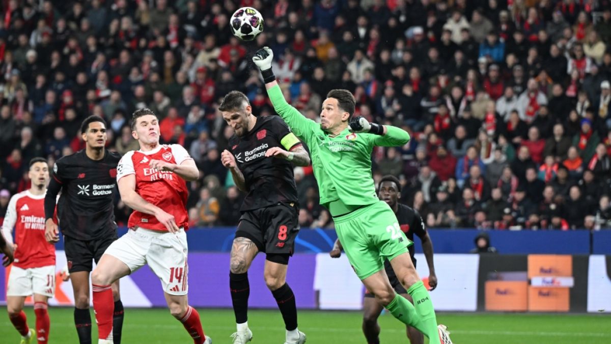 F&uuml;r Bayer Leverkusen reichte es im Achtelfinal-Hinspiel in der Champions League gegen den FC Arsenal nur zu einem Unentschieden. (Foto)