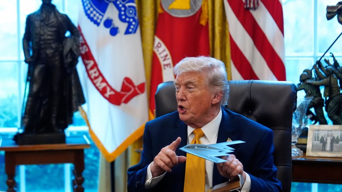 Donald Trump sorgt mit einem peinlichen Versprecher f&uuml;r Gel&auml;chter. (Foto)