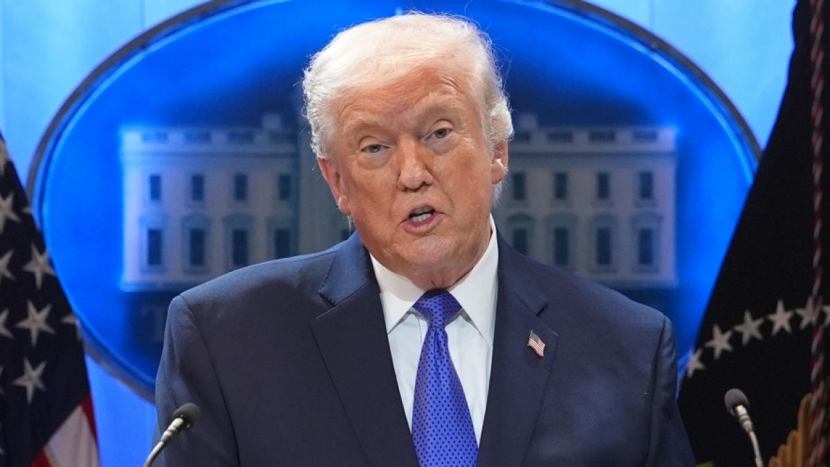 Donald Trump konnte nicht mehr an sich halten. (Foto)