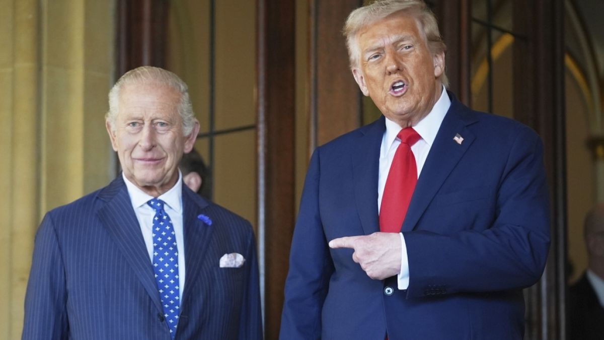 Donald Trump kann es kaum erwarten, K&ouml;nig Charles III. zum Staatsbesuch in den USA zu begr&uuml;&szlig;en - doch in Gro&szlig;britannien regt sich ob der royalen Reisepl&auml;ne massiver Widerstand. (Foto)