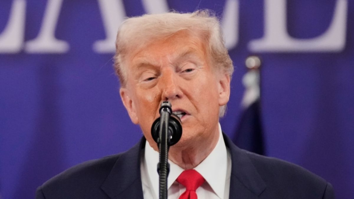 Donald Trump hat eine neue Iran-Drohung losgelassen. (Foto)