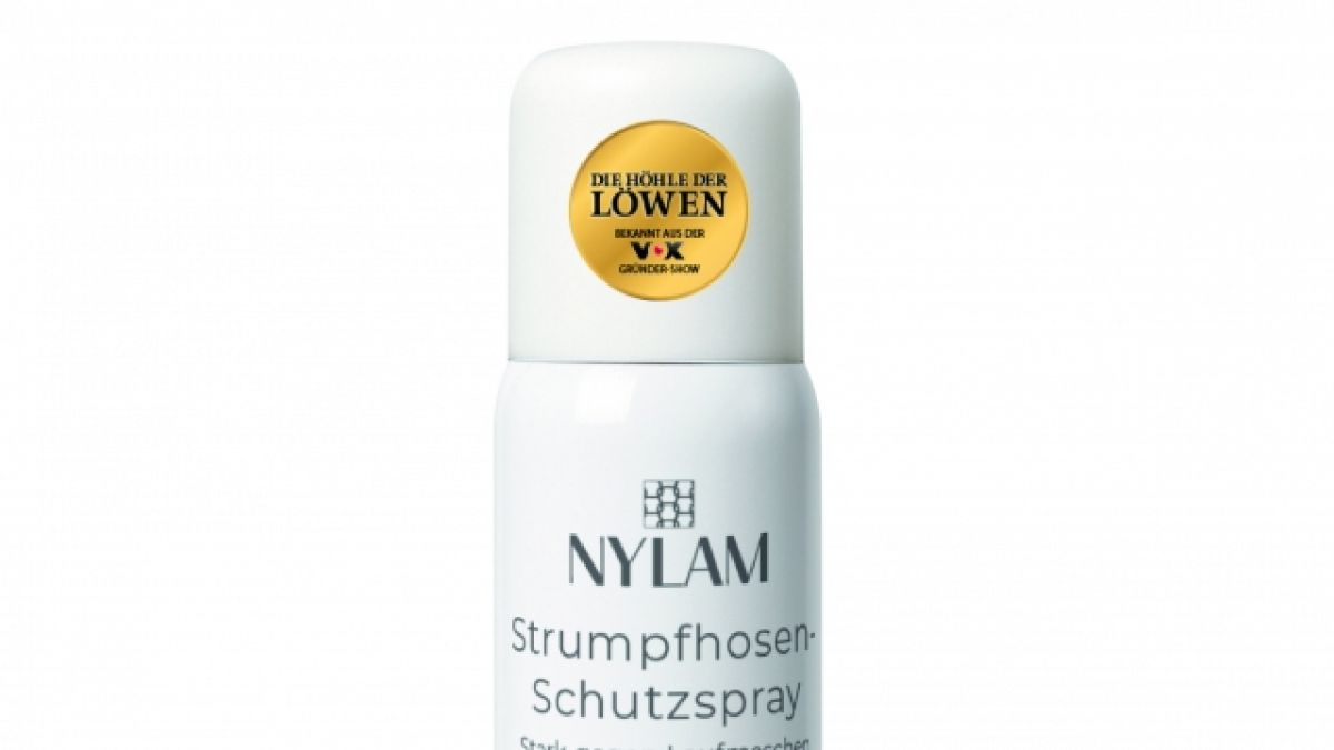 Das Spray NYLAM soll Laufmaschen in Strumpfhosen verhindern. (Foto)