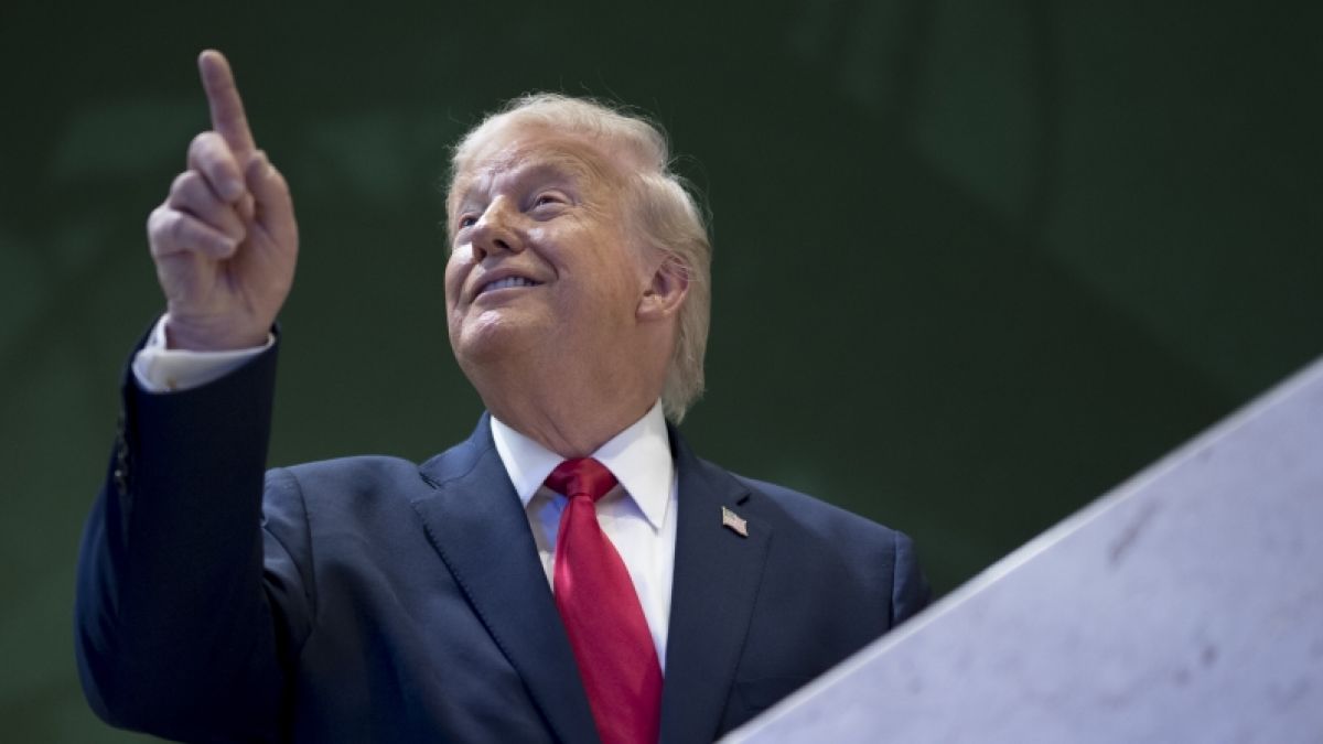 Donald Trump konzentriert sich jetzt auch auf Aliens. (Foto)