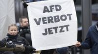 Gegen die menschen- und demokratieverachtende Politik der AfD gehen auch im April 2026 wieder bundesweit Menschen bei Demonstrationen auf die Straße.