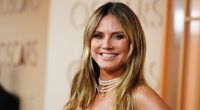 Heidi Klum zeigte sich bei einem Fotoshooting in Müll-Kleidern.