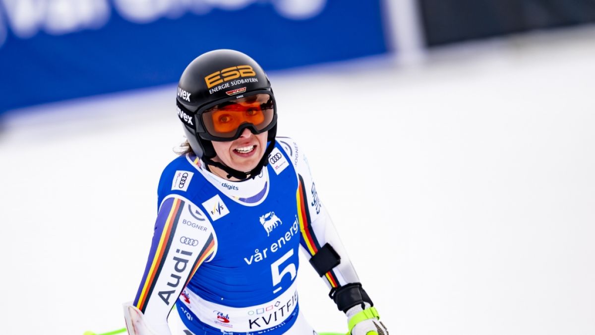 Kira Weidle-Winkelmann ist beim letzten Super-G der Saison auf Platz 3 gefahren. (Foto)