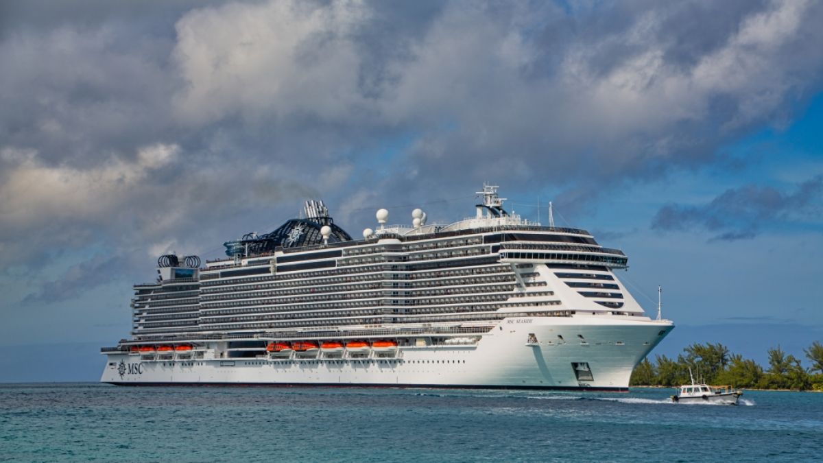 MSC-Kreuzfahrtschiff vor Nassau (Symbolbild) (Foto)