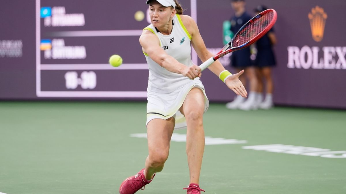 Elena Rybakina in Aktion, am 13.03.2026. (Symbolbild) (Foto)