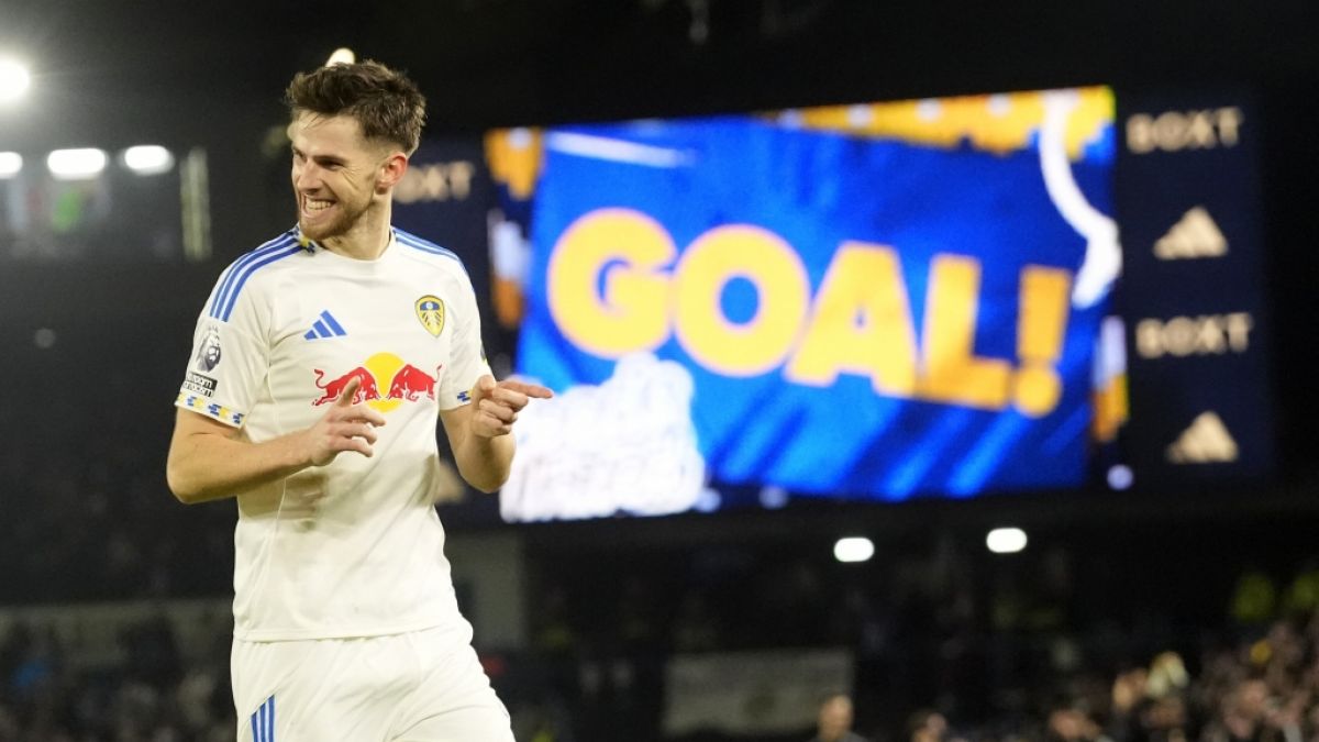 Der deutsche Nationalspieler Anton Stach spielt bei Leeds United und ist f&uuml;r verr&uuml;ckte Instagram-Posts bekannt. (Foto)