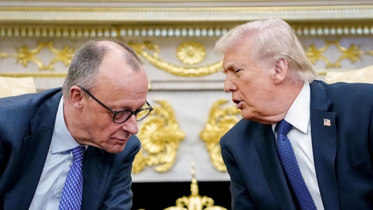 Friedrich Merz (links) hat Donald Trump verbal in die Mangel genommen. (Foto)