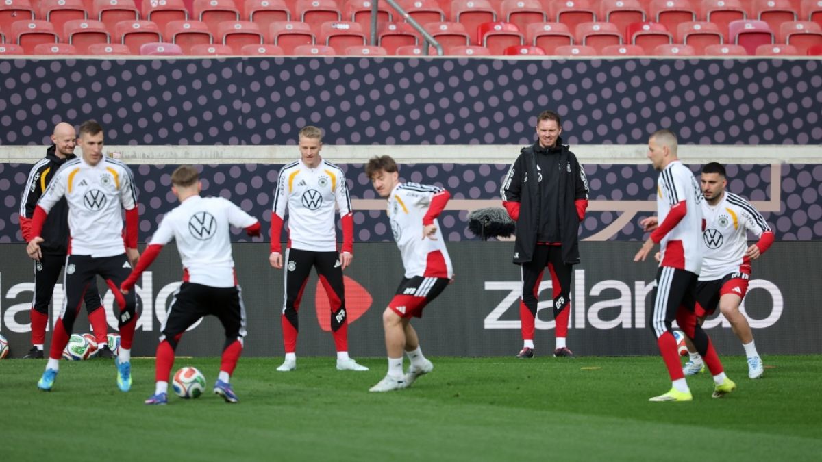 Die deutsche Nationalmannschaft bereitet sich auf das Testspiel gegen Ghana vor. (Foto)