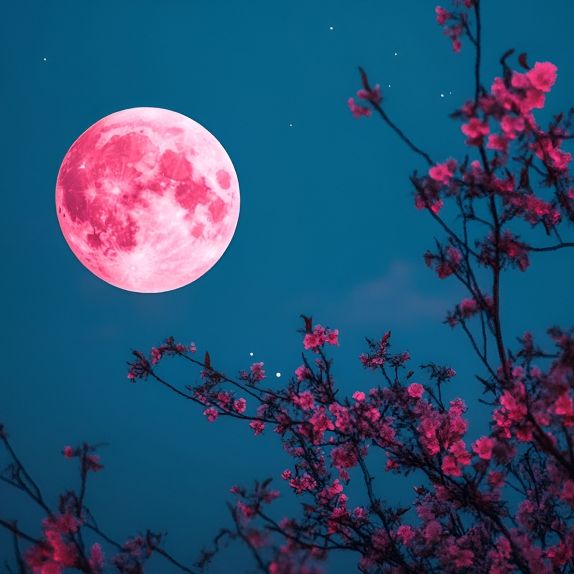 Pink Moon leuchtet am Himmel - was steckt dahinter?