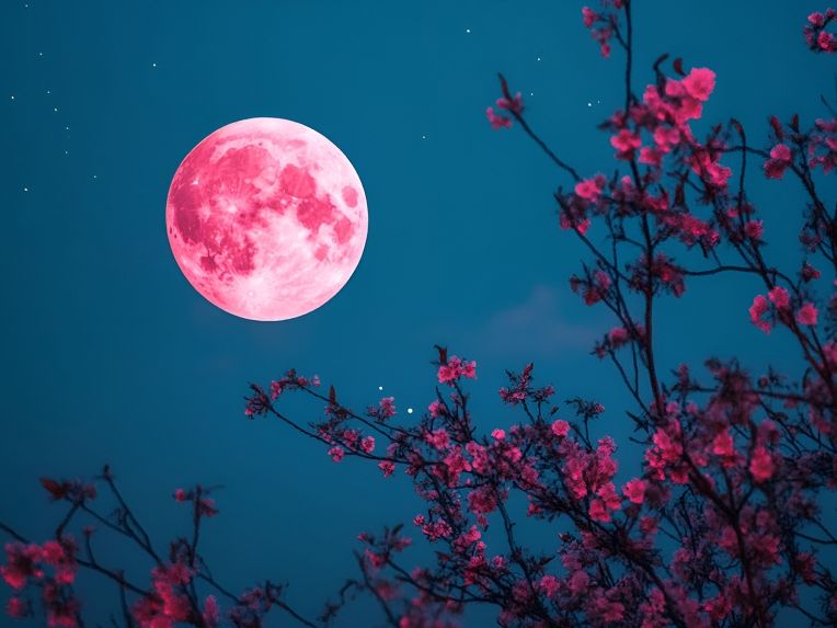 Vollmond am 02.04.2026: Warum der "Pink Moon" alle Blicke auf sich zieht