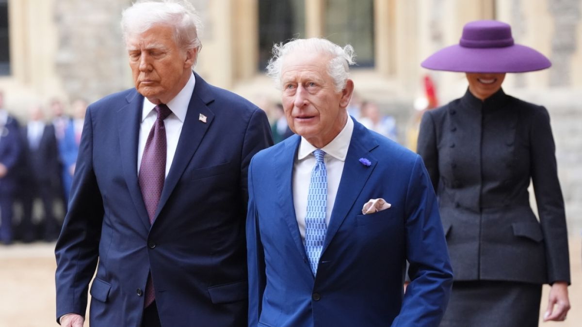 K&ouml;nig Charles III. tritt bei Donald Trump nach dessen Staatsbesuch in Gro&szlig;britannien zum Gegenbesuch an. (Foto)