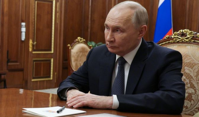 Wladimir Putin unter Druck