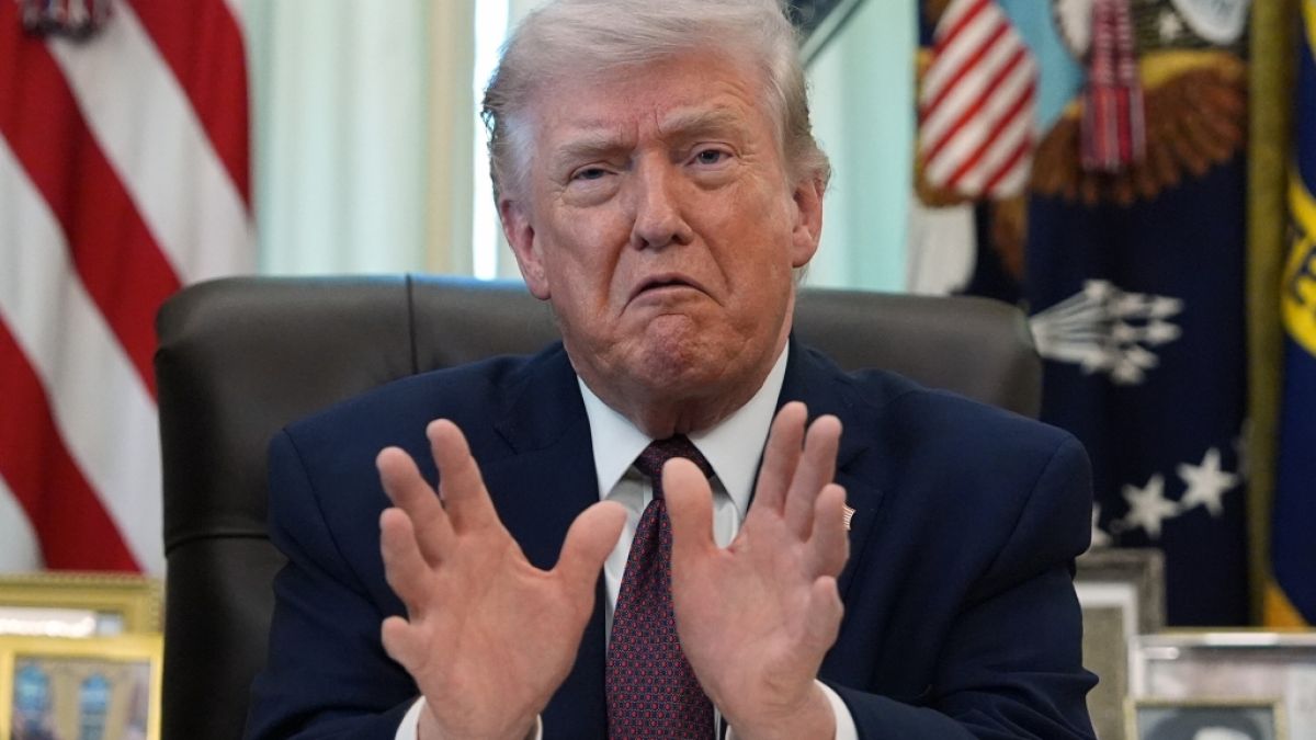 Donald Trump ist &uuml;berzeugt davon, dass die fast durchweg schlechte Presse Karoline Leavitts Schuld ist. (Foto)