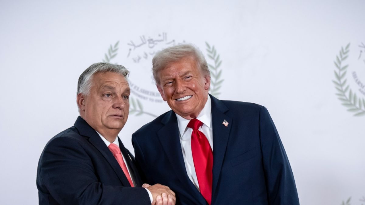 Donald Trump mit dem&nbsp;ungarischen Regierungschef&nbsp;Viktor Orb&aacute;n. (Foto)