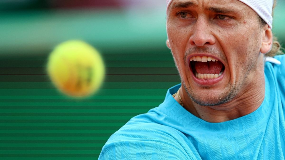 Der Deutsche Alexander Zverev schaut sich den Ball an, am 08.04.2026. (Symbolbild) (Foto)