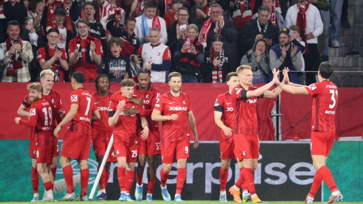 Der SC Freiburg gewann im Europa-League-Viertelfinale gegen Celta Vigo. (Foto)