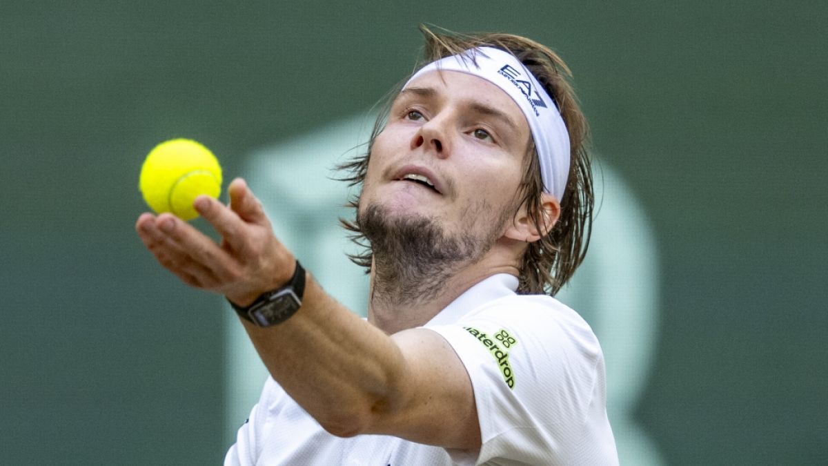 Alexander Bublik in Aktion, am 21.06.2025. (Symbolbild) (Foto)